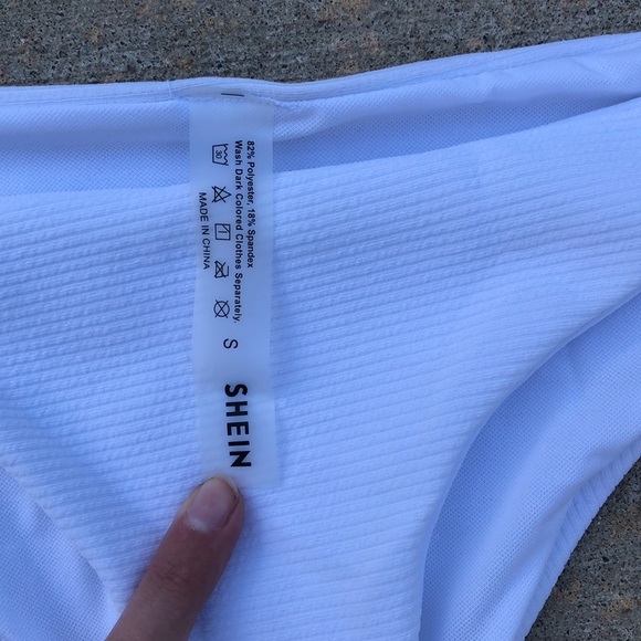 Shein Blue and White Bikini Bottoms size small - Picture 6 of 6